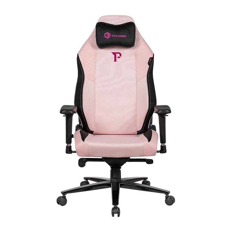 RXGAMER RX-2070-1XL-B 메쉬 사무용 의자, 4D 팔걸이 e스포츠 의자로 조절 가능