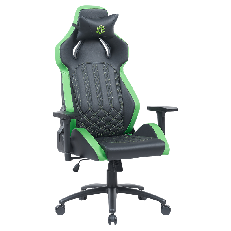 RXGAMER RX-2219 2D 조절식 팔걸이 PU 바퀴 사무실 게임 의자