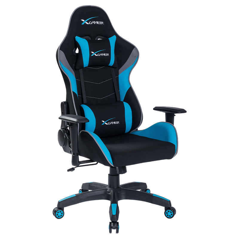 RXGAMER RX-2025 통기성 파인애플 패브릭 조절식 리클라이닝 게임 의자